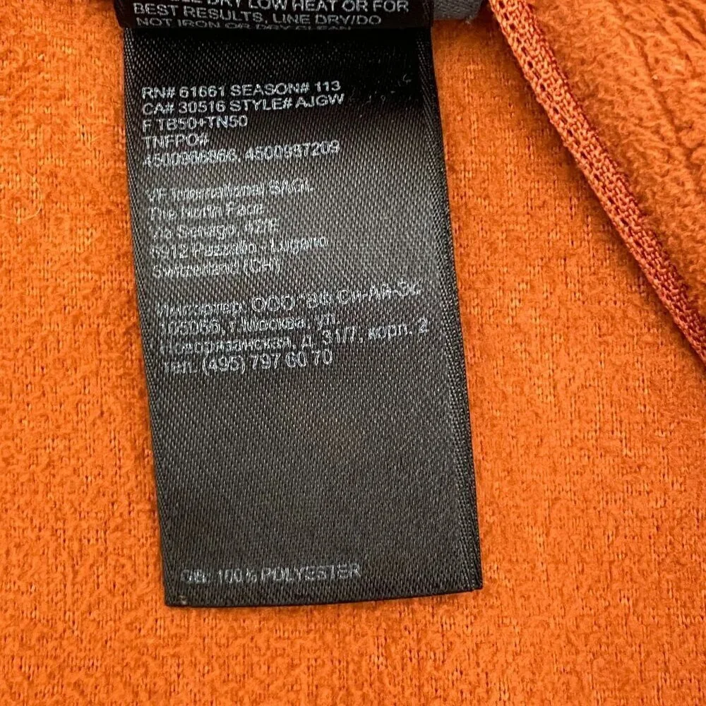 The North Face Classic 1/4 Zip Fleece Pullover Lightweight Sweater Men's Sz Med